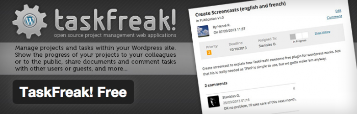 Taskfreak! Project Management Plugin