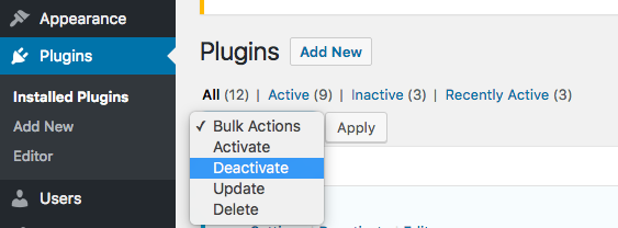 deactivation-of-plugin