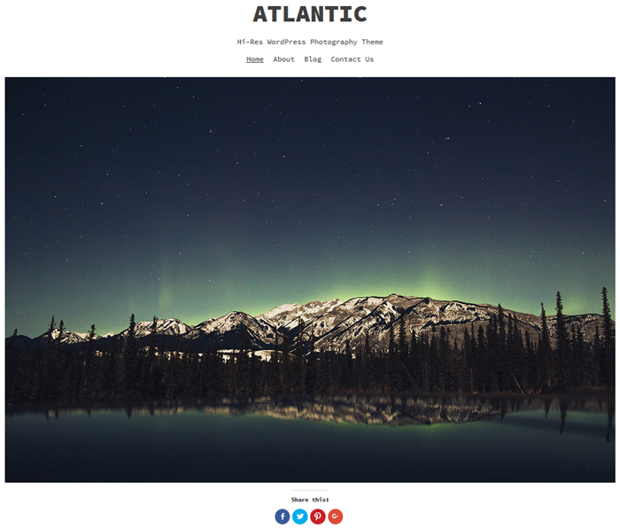 free wordpress theme atlantic