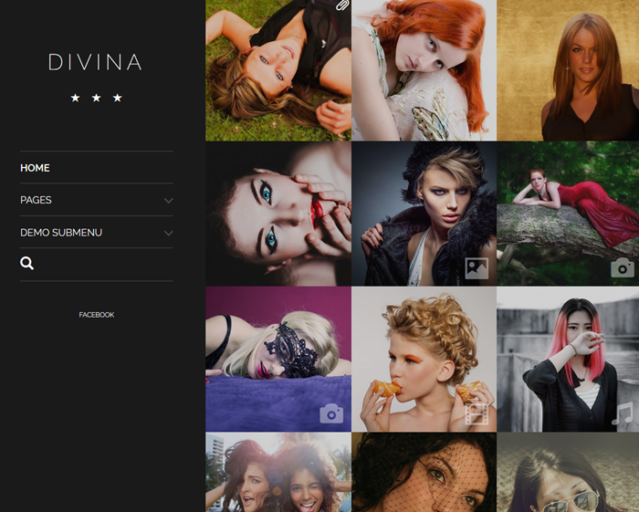 Divina photographer theme