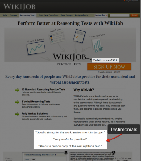 Wikijob testimonials | WordPress Testimonial Plugin