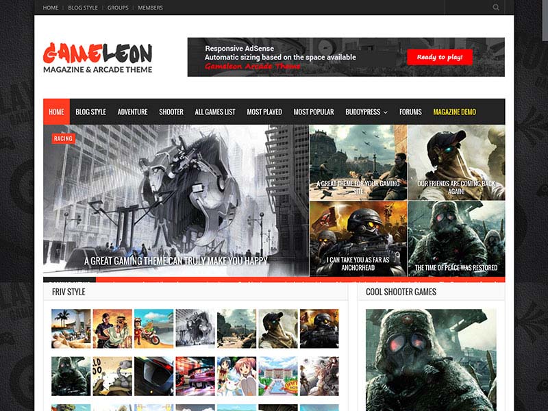 Best WordPress Gaming Themes | Gameleon