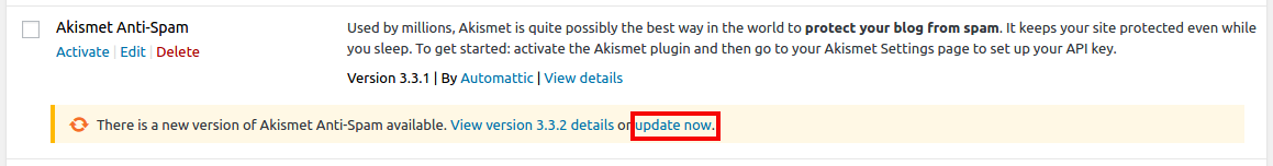 update plugin