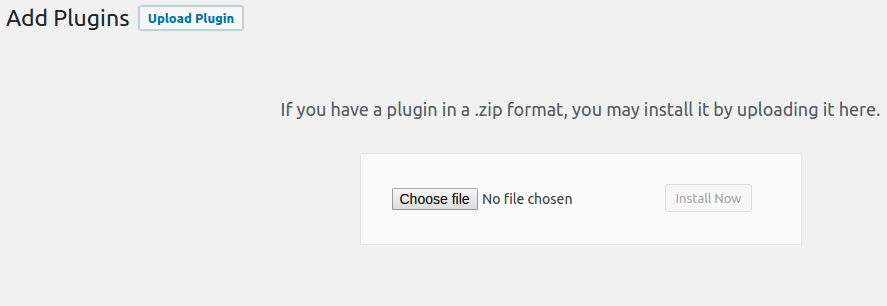 upload plugin