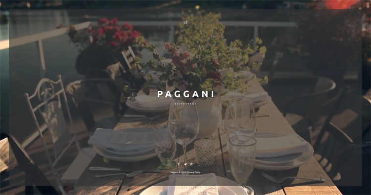 Cafe and Restaurant WordPress Theme