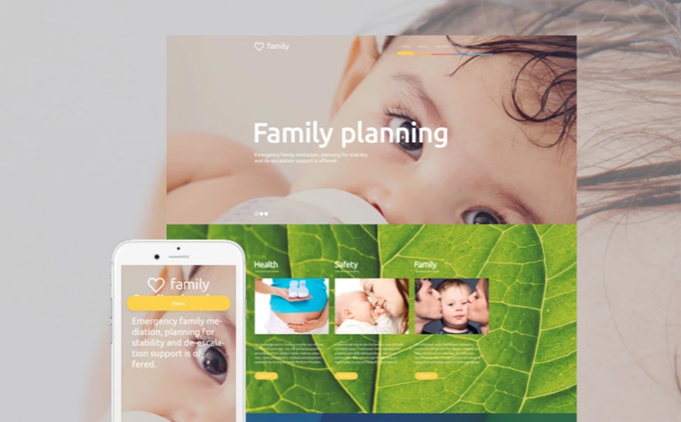 Family Planning WordPress Theme