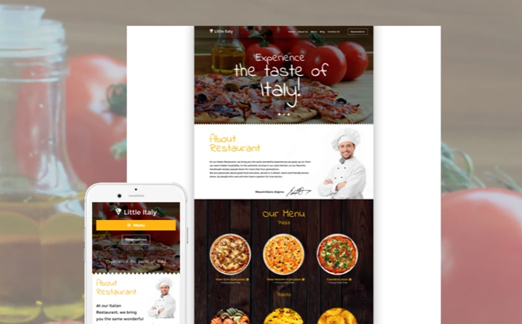 Little Italy WordPress Theme