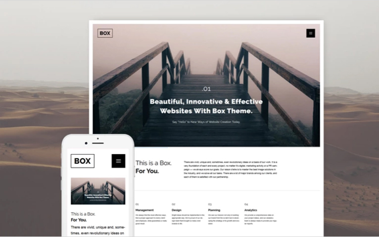 Web Design Responsive WordPress Theme