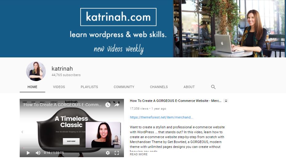 katrinah youtube channel