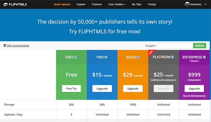 Flipping eBooks Pricing