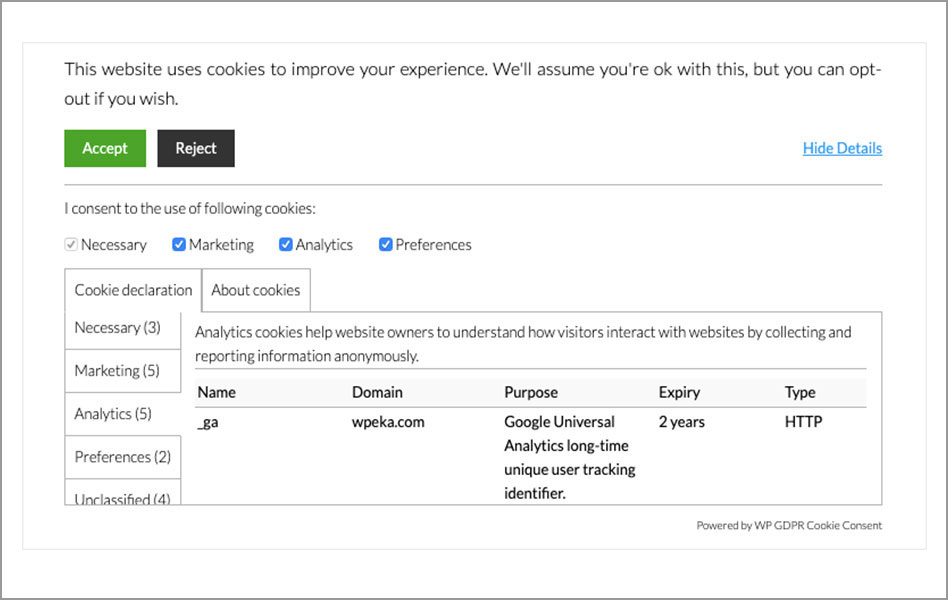 WordPress-GDPR-Plugin-For-Cookie-Consent-WPeka