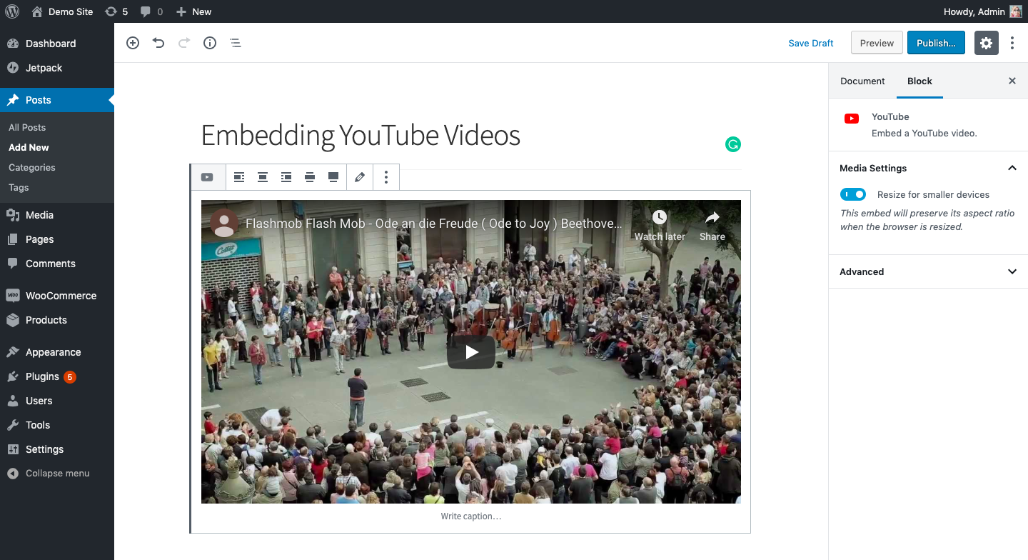 embedding-youtube-video-using-url-gutenberg