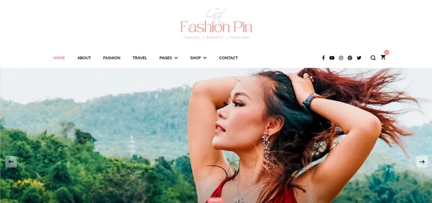 Fashion Pin- WordPress theme