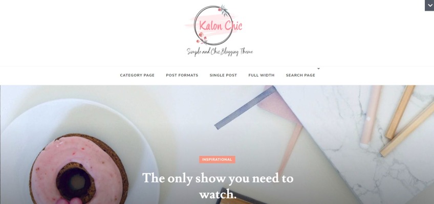 Kalon Chic- WordPress theme