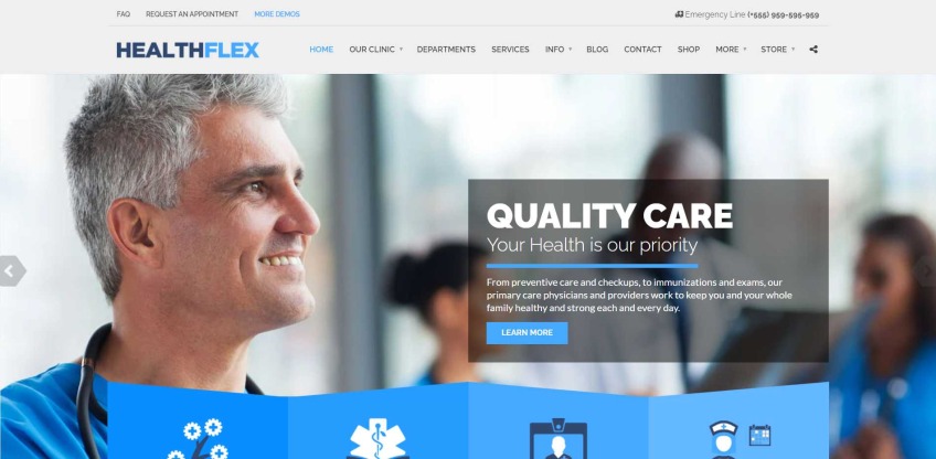 HEALTHFLEX - Medical WordPress Theme