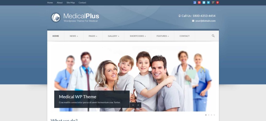 Medical Plus - Doctor / Health WordPress Theme