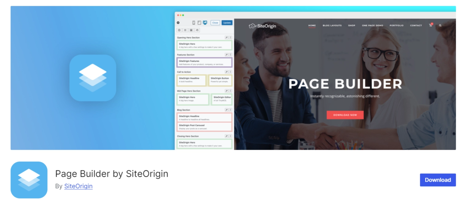 Page Builder by SiteOrigin