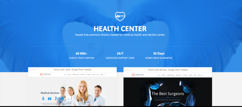 Healthcare WordPress Theme