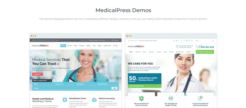 MedicalPress WordPress Theme