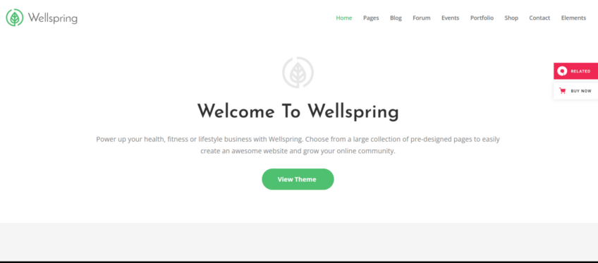 WellSpring WordPress Theme