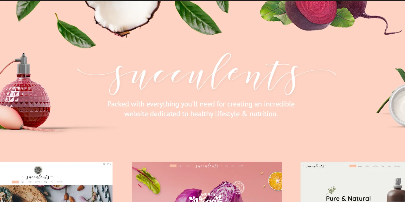 Succulents Theme