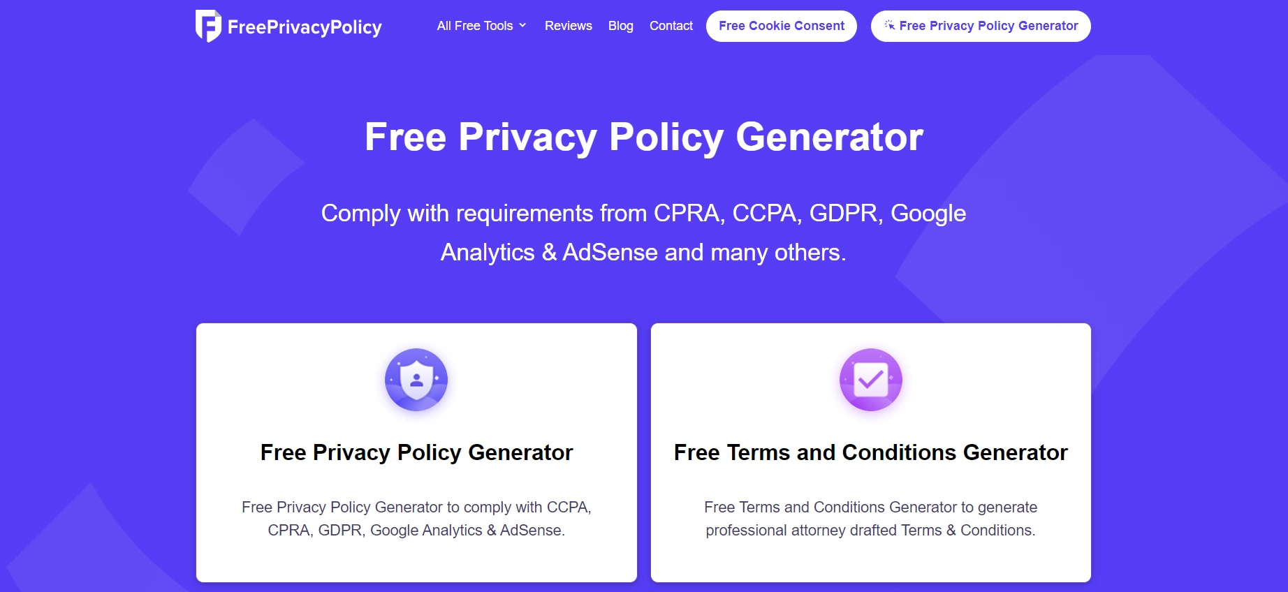 FreePrivacyPolicy Generator