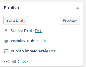 Scheduling a page in WordPress