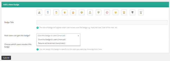 UserPro Badges