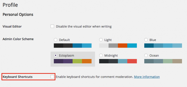 Keyboard Shortcuts