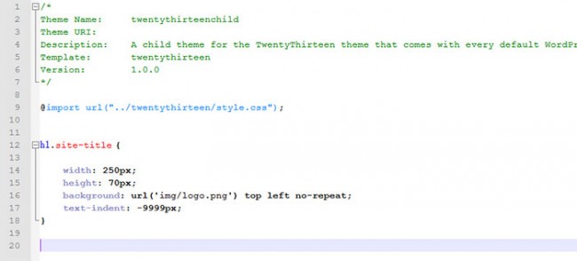 WordPress Theme Header and Footer page3