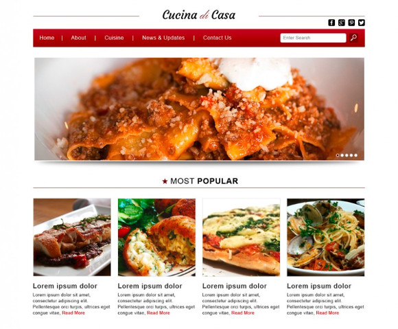 Responsive WordPress Template