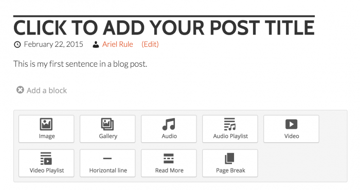 How to add Post