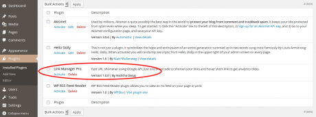 activate plugin