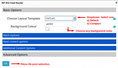 Basic options