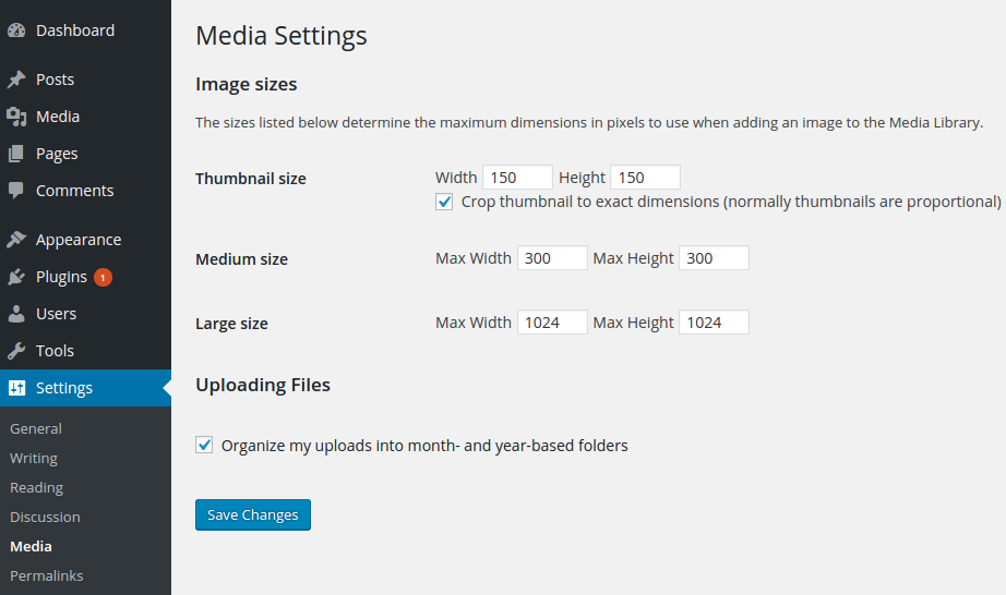 Media Settings