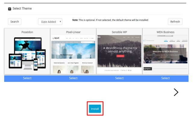 How to Install WordPress Select Theme