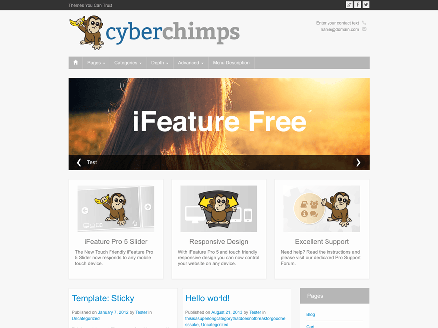 WordPress themes for effective content marketing - ifeature