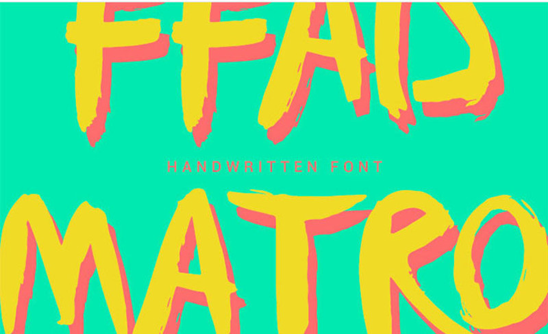 Postcard font
