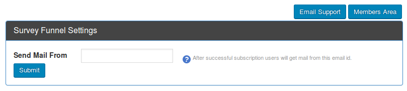 SurveyFunnel - Settings