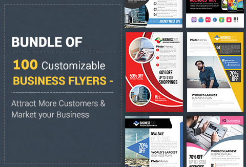 Mega deals - 100 business flyers