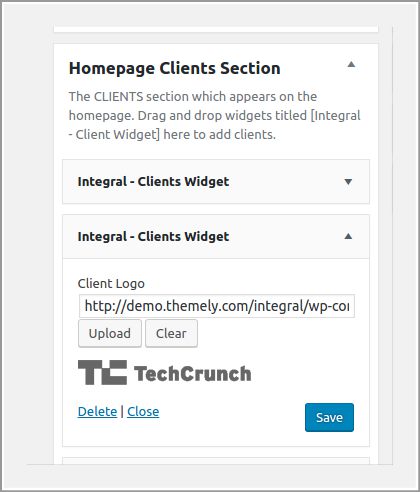 client section