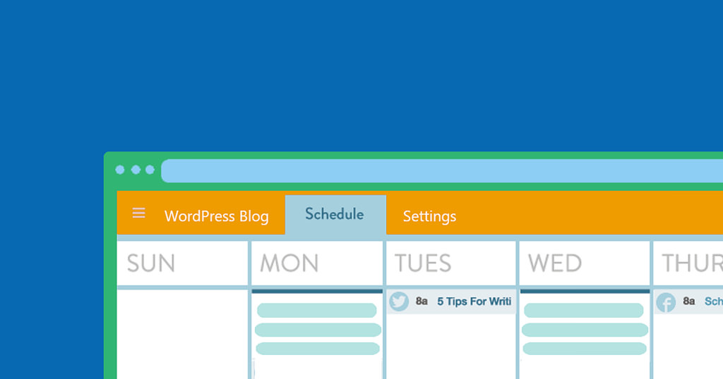 content calendar