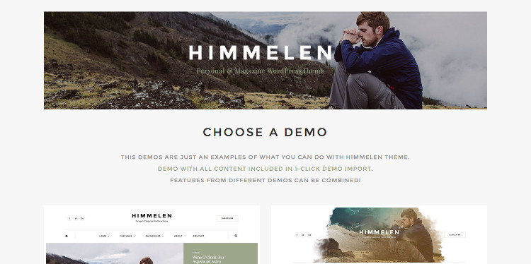 himmelen theme