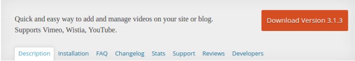 The Workbox Video from Youtube Plugin and Vimeo