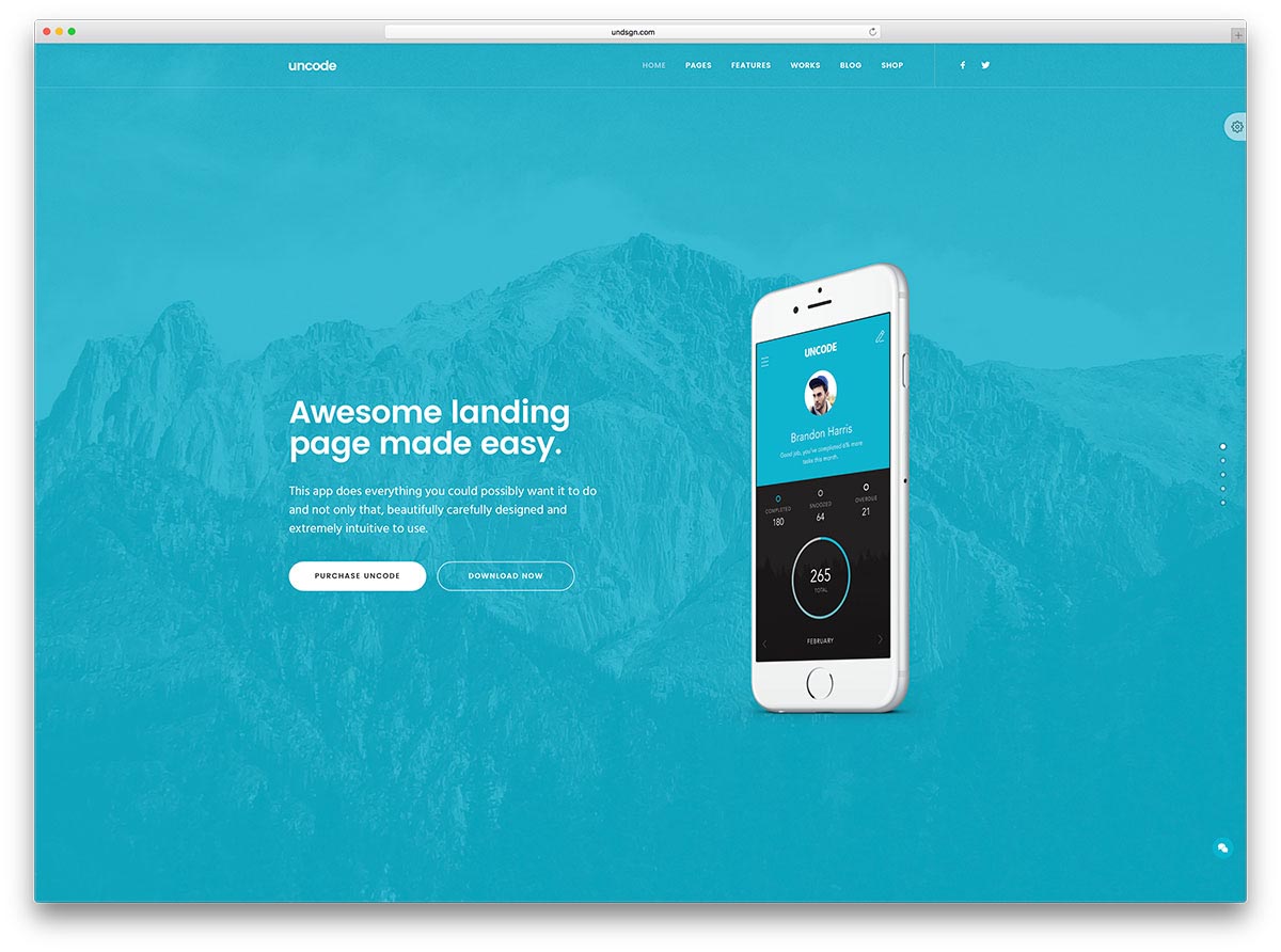 Landing Page WordPress Themes | Uncode