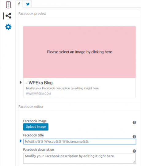 upload image for thumbnail