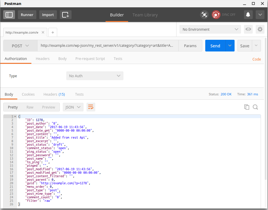 WordPress REST API