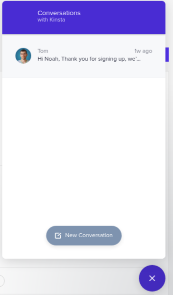 Kinsta chat support