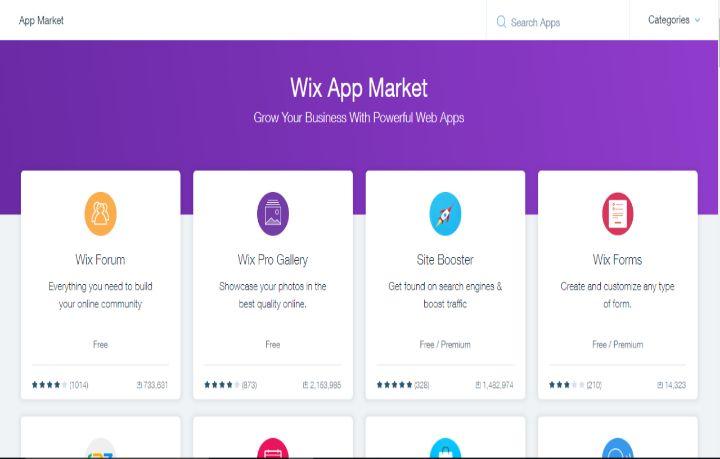 wix app market