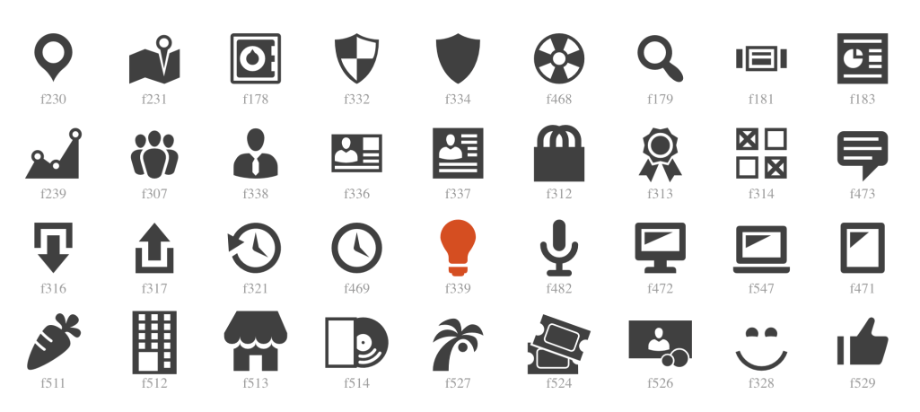 Dashicon Library